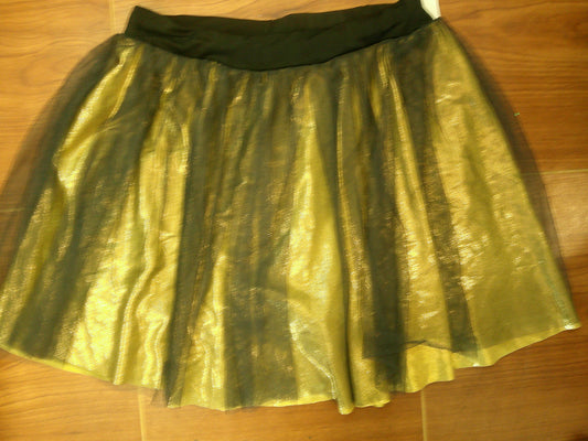 Pre-Owned Skirt Gold Black MA Curtain Call J5113 Jazz Tap