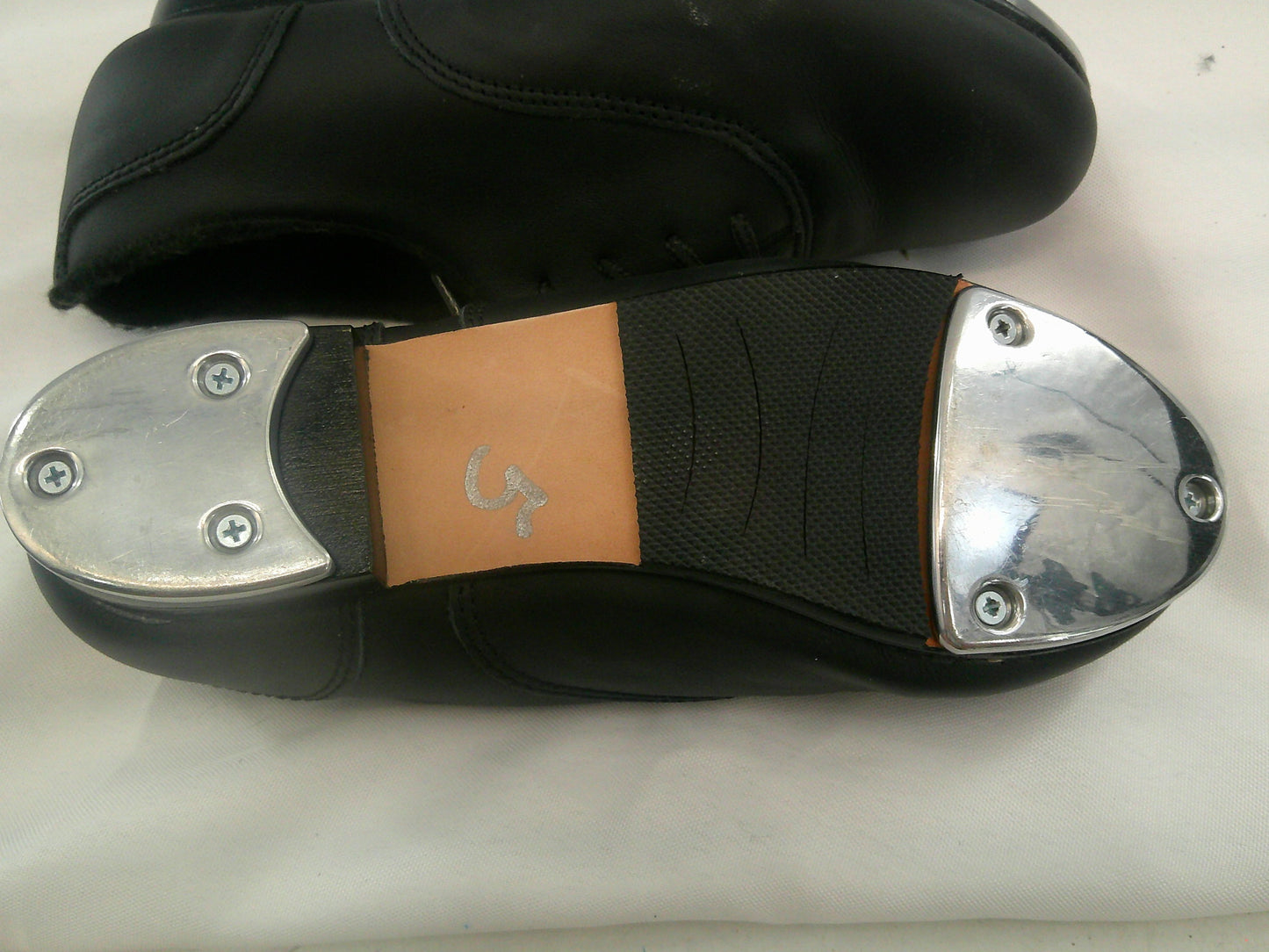 Pre-Owned Tap Shoes Revolution 581 Black Oxford Size 3.5