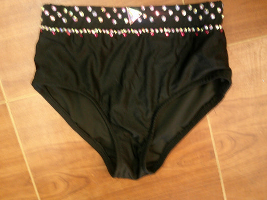 Pre-Owned Costume Trunks Small Adult Black Jazz Contemporary Modern