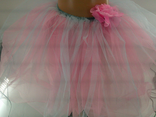 Pre-Owned Tutu Skirt Pink Green Small Child ballet Tap Costume