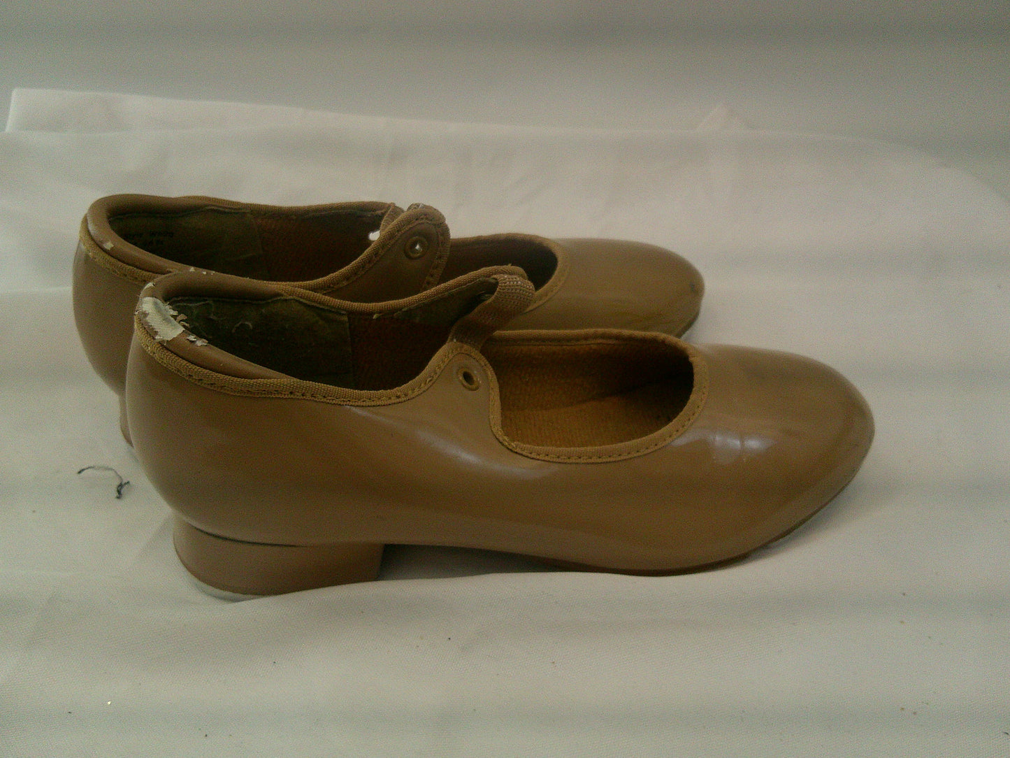 Pre-Owned Shoes Weissman Girl's 5M Tan Tyette Leather Elastic