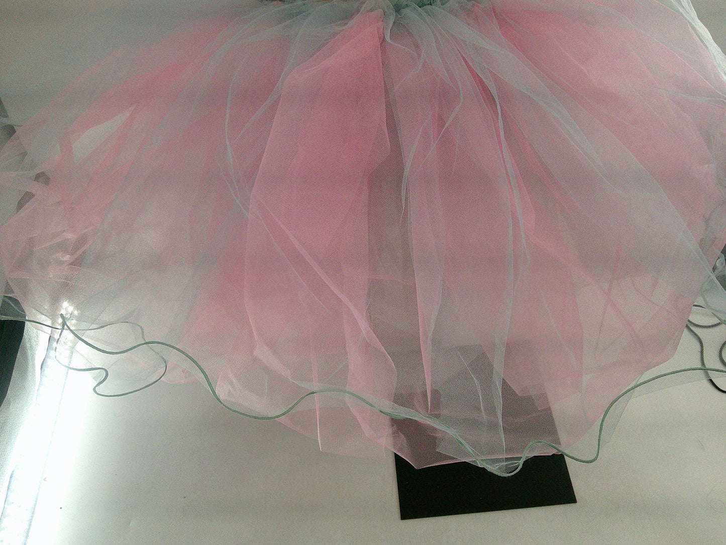 Pre-Owned Tutu Skirt Pink Green Small Child ballet Tap Costume