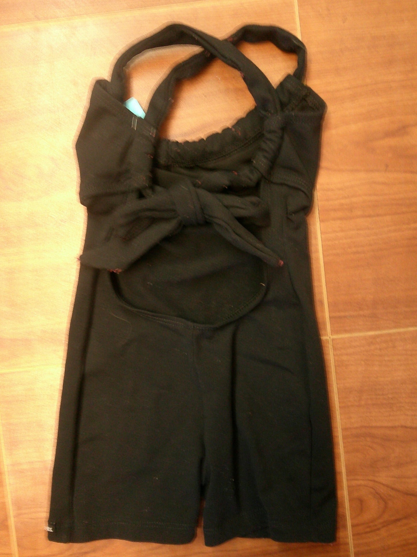 Pre-Owned Unitard Black Medium Child Jo+Jax crossing Tie Back