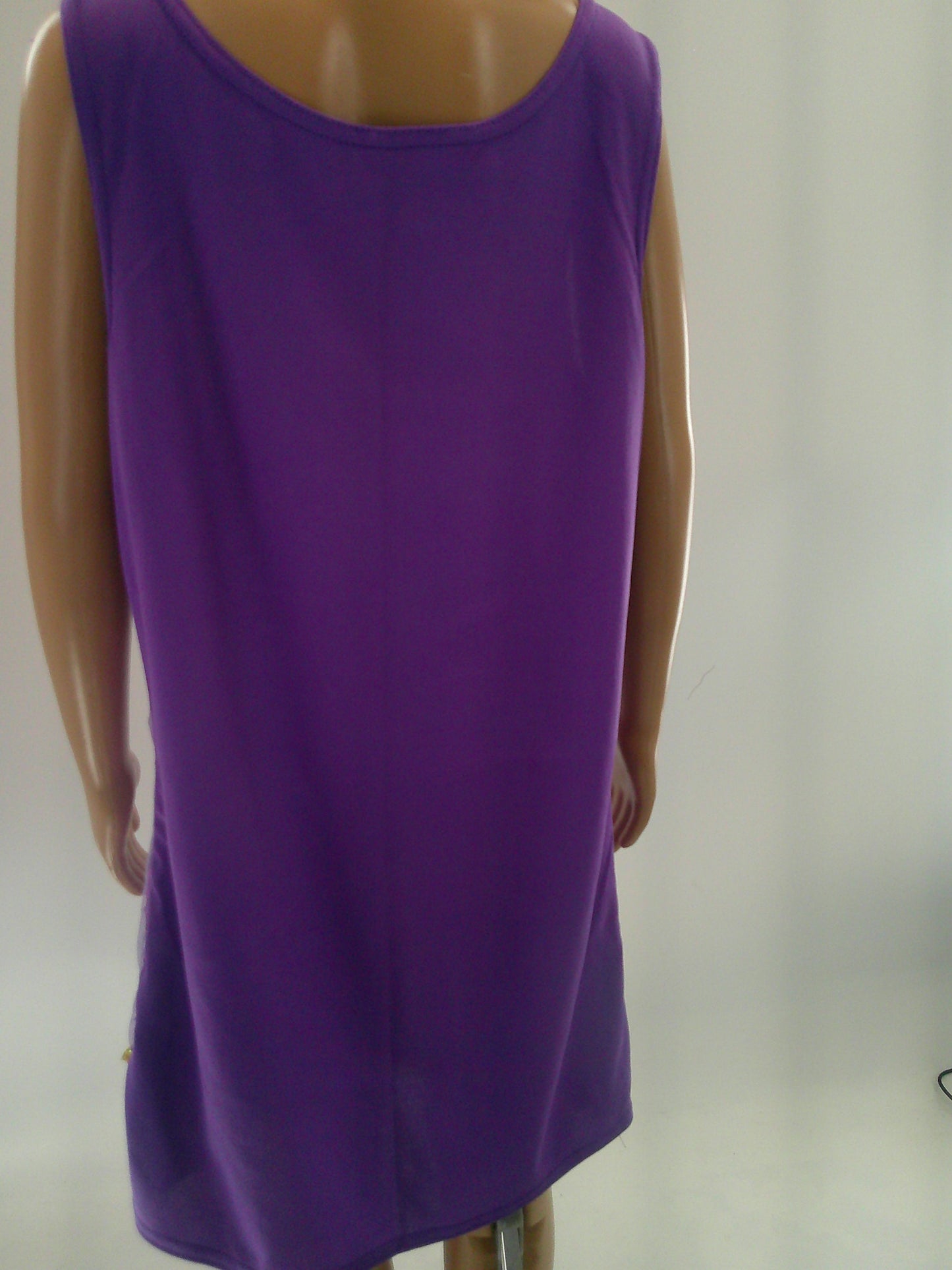 Pre-Owned Tank Top Liturgical Jazz  Large Child Purple Sparkle