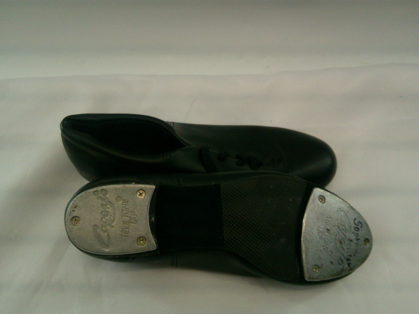 Pre-Owned Tap Shoes Black 6.5M Capezio CG17 Oxford Full Sole