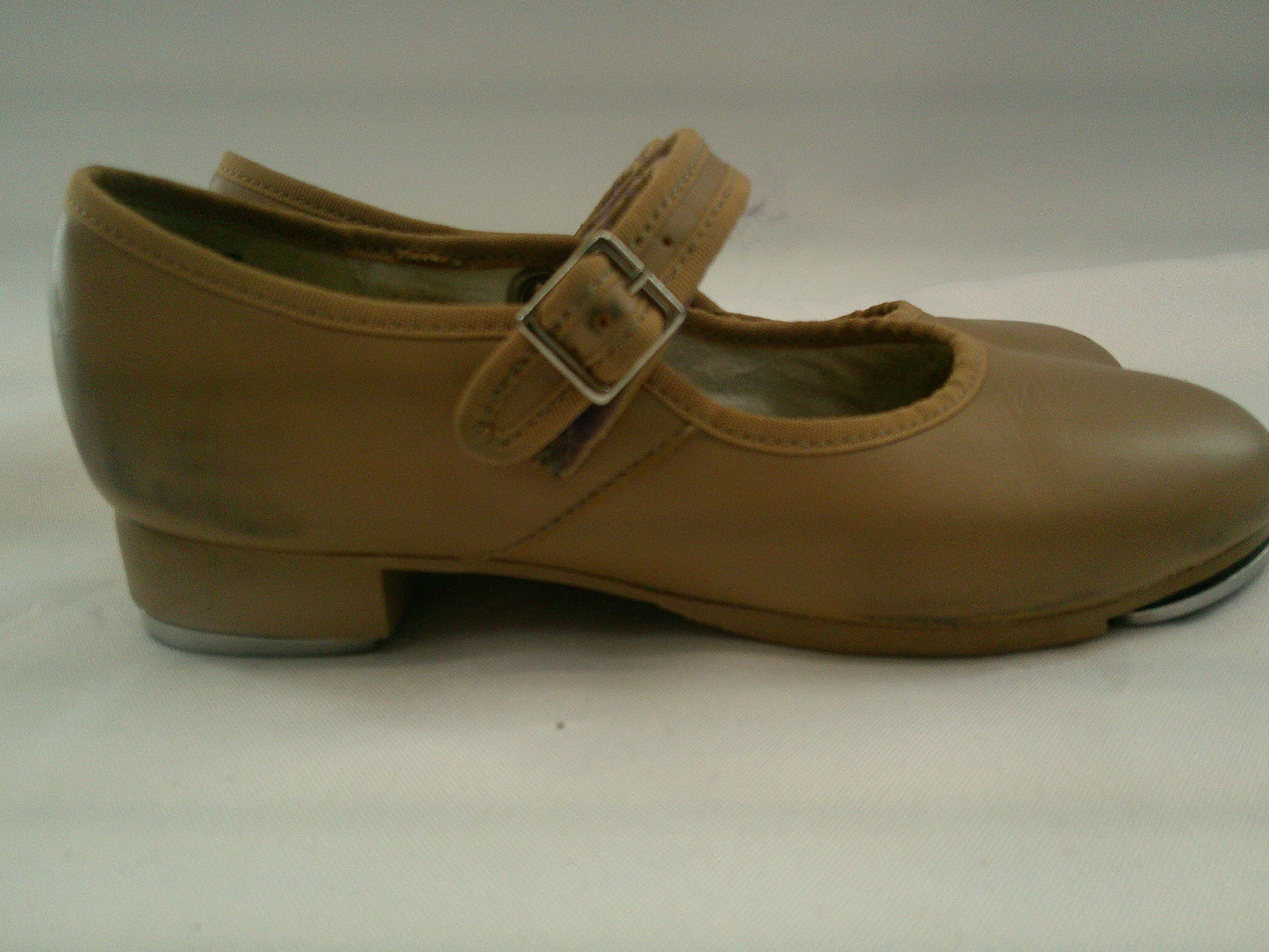 Pre-Owned Tap Shoes Capezio Kids 2M Mary Jane Leather Easy Strap