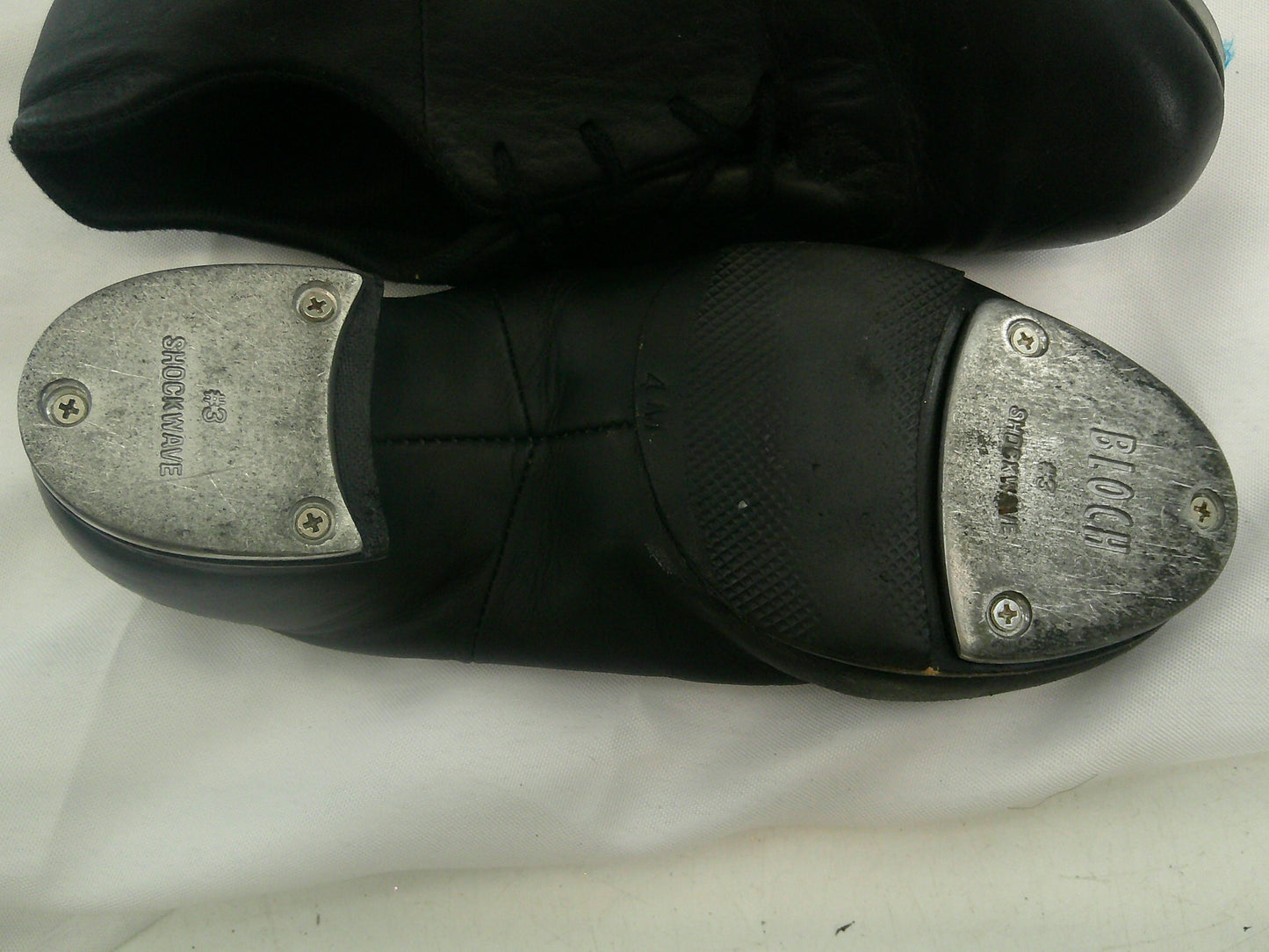 Pre-Owned Tap Shoes Bloch Split Sole Oxford S0388 Black 4M