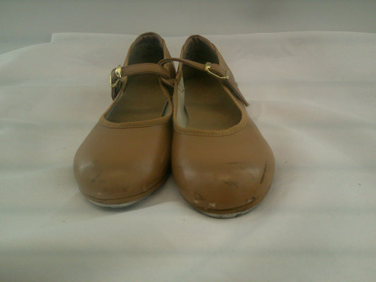 Pre-Owned Tap Shoes Theatricals Adult 7.5M Leather Buckle