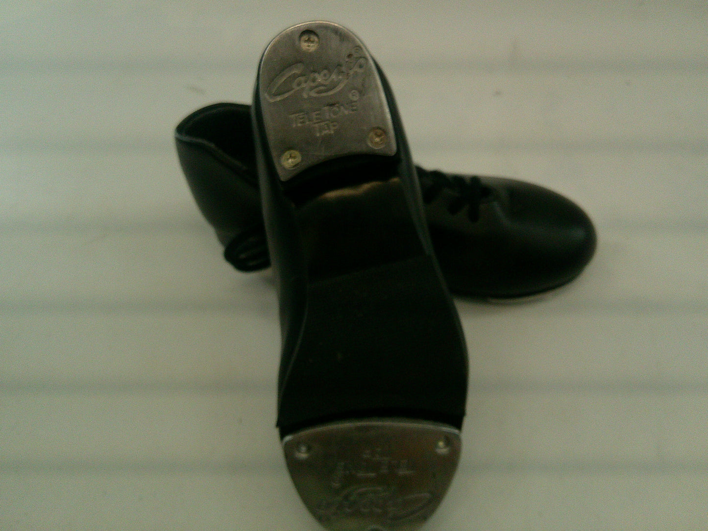 Dance Tap Shoes11M Kid Capezio 443 Student Lace Up Black Musical Theater (Copy)
