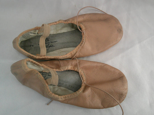 Pre-Owned Ballet Shoes ABT Big Kid 2M Leather Single Strap Full Sole