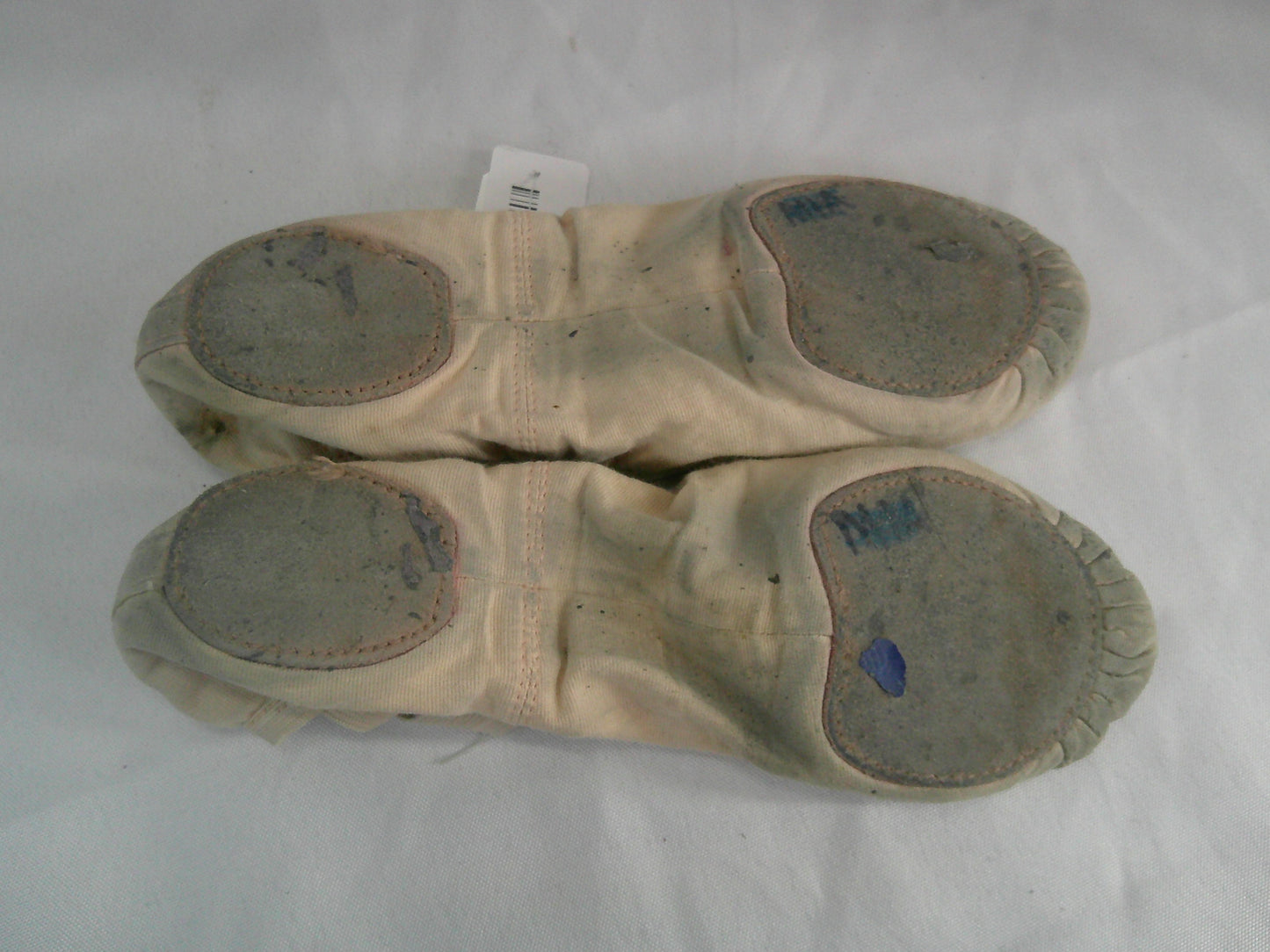 Pre-Owned Ballet Shoes So Danca Adult 7.5A Canvas Crossing Straps Split Sole
