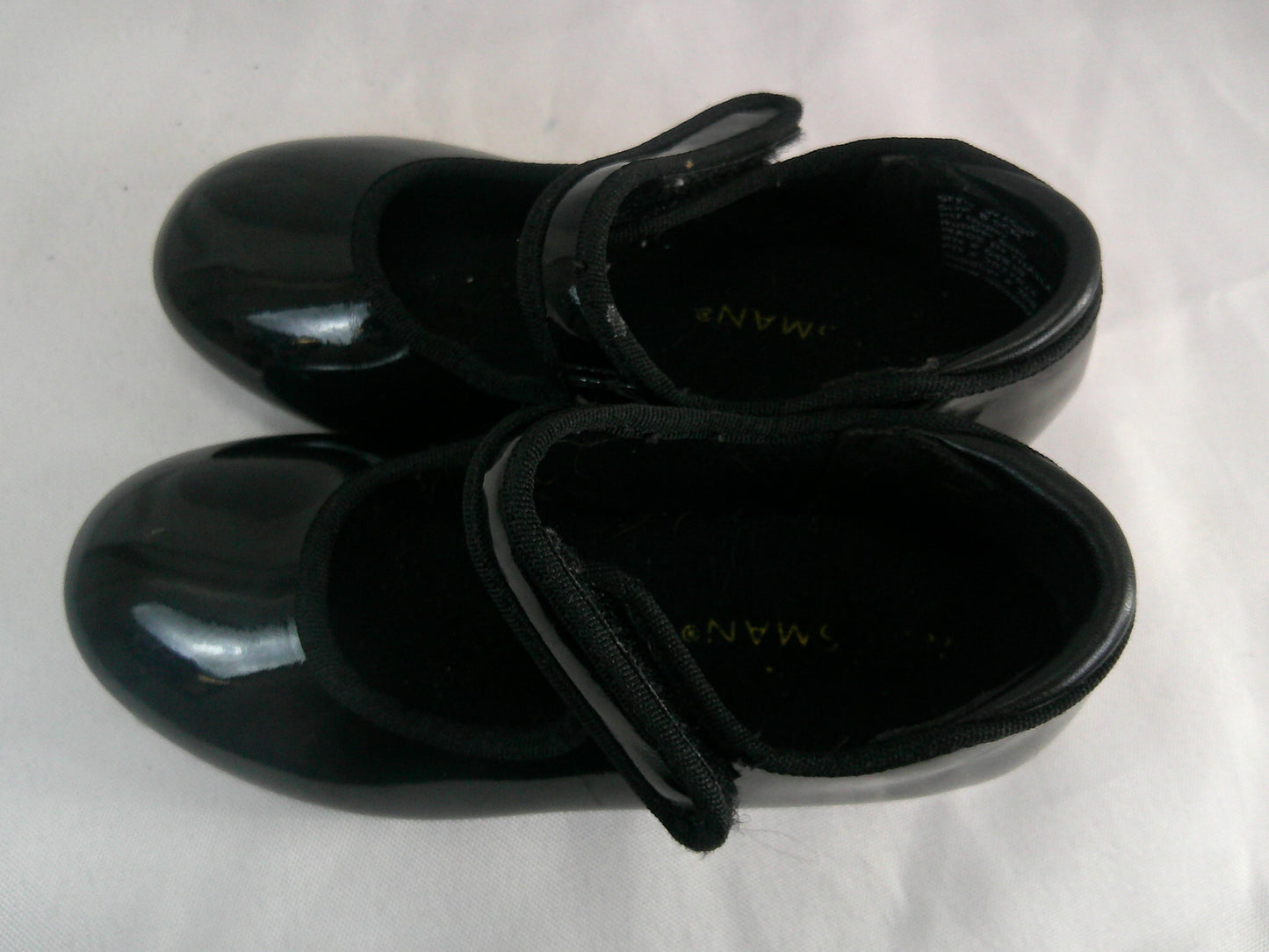 Pre-Owned Tap Shoes Toddler 8.5M Black Mary Jane Black Easy Strap Weissman W2600