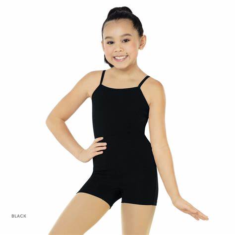 New Unitard Large Adult Black Revolution RD50066 Camisole Adjustable Straps