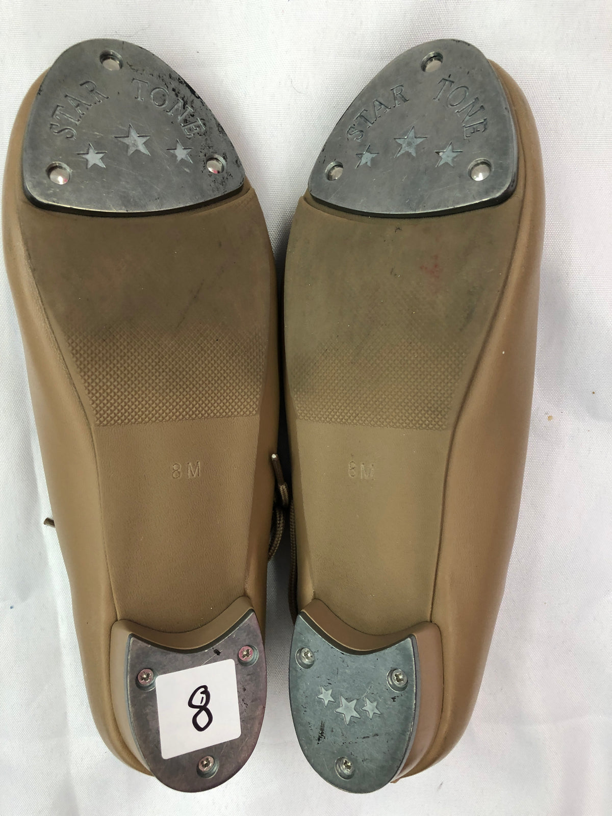 Pre-Owned Tap Shoes DanzNMotion Adult 8M Oxford Student