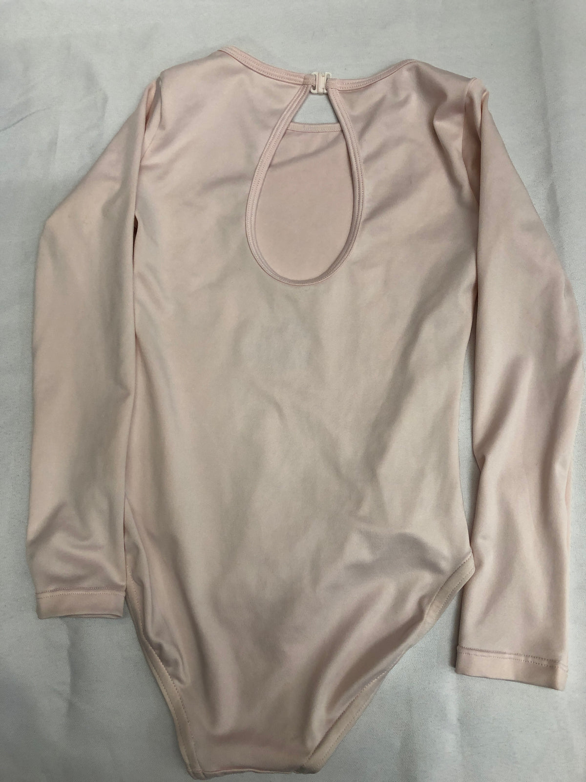 Pre-Owned Leotard Justice Small 7/8 Child Lt PInk Acro Ballet Jazz