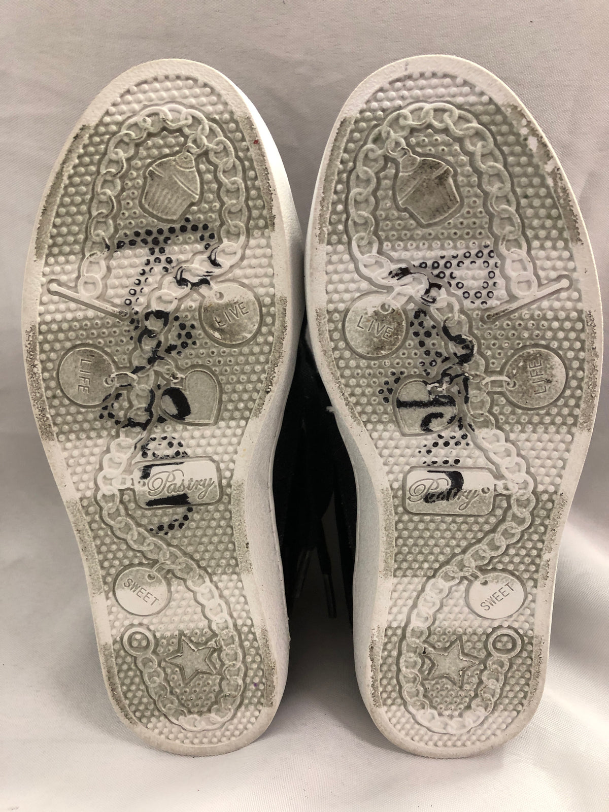 Pre-Owned Hip Hop Shoes Pastry 3M Child High Top Sneakers Glitter