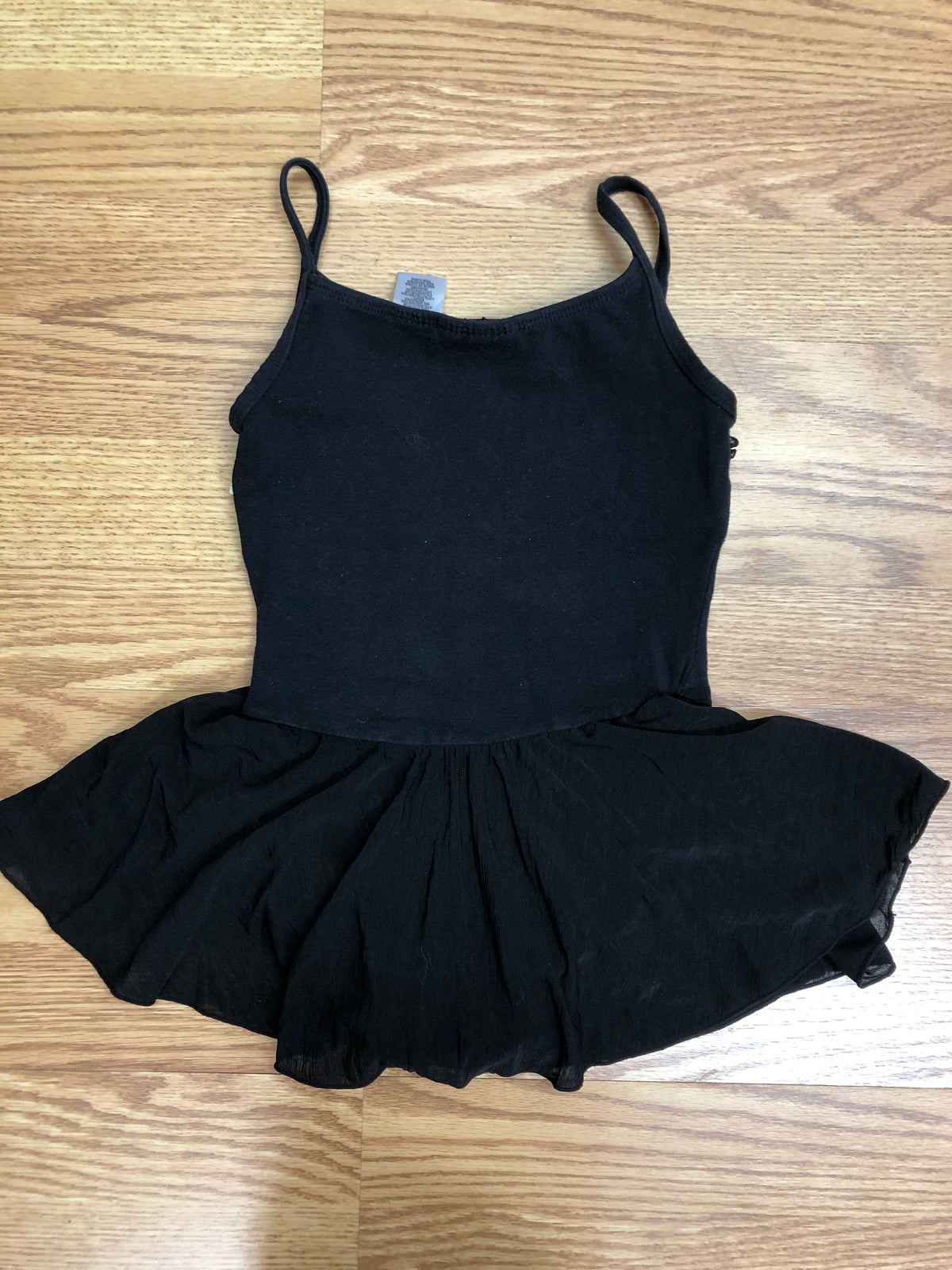 Pre-Owned Leotard Dress Freestyle Medium Child Black Tutu Cotton Ballet Tap
