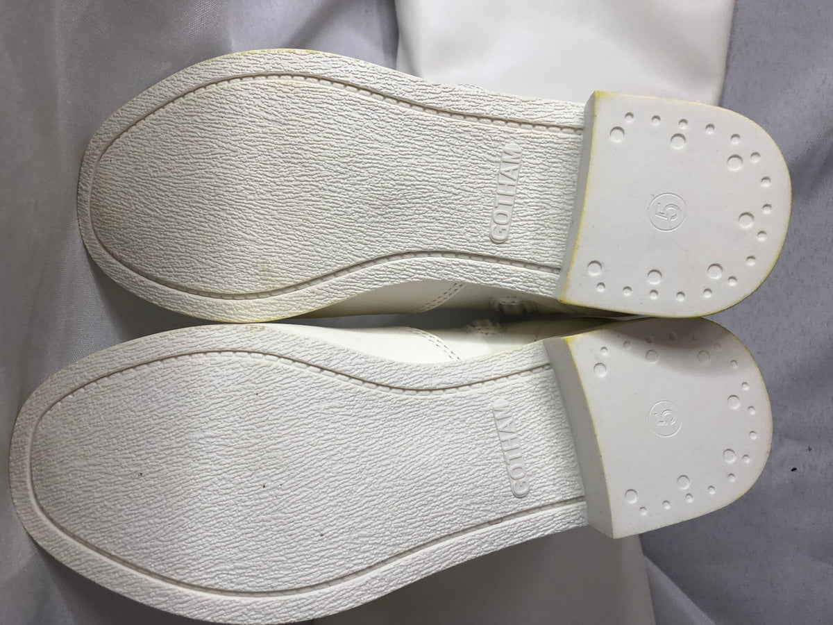 Pre-Owned Parade Shoes Gotham 5M Knee High Zip Up Rubber Soles