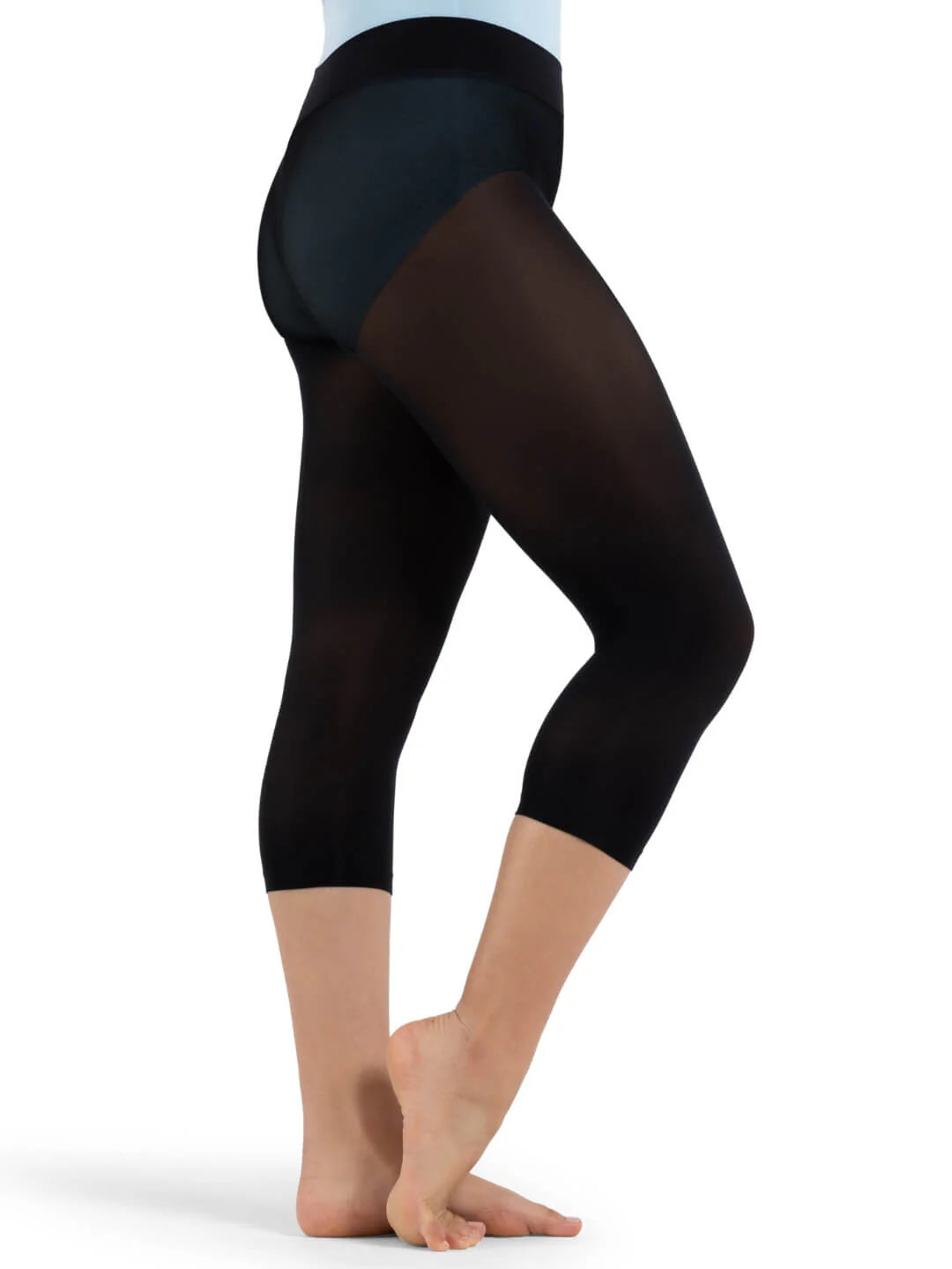 New Leggings Capezio TB12C Black XS Child Jazz Tap Hip Hop