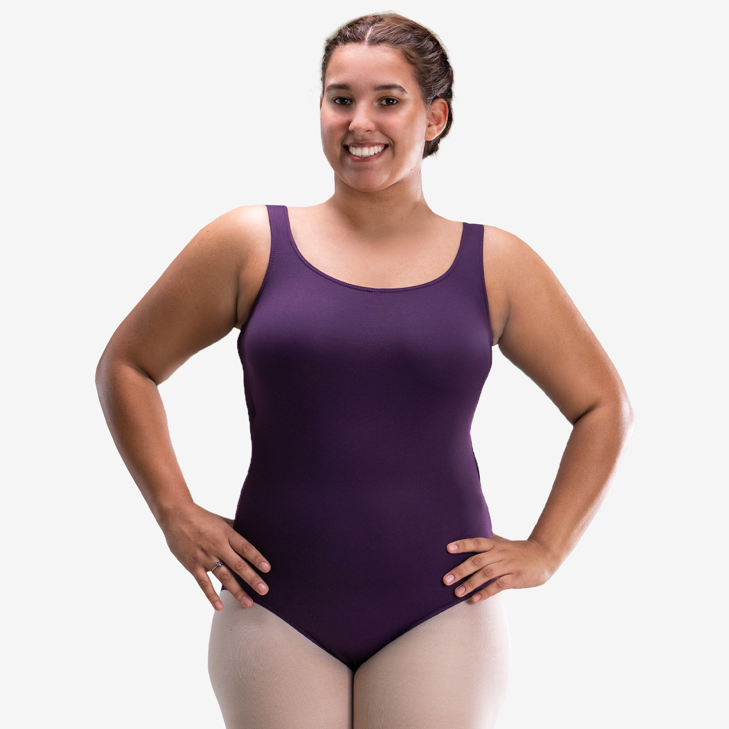 Pre-Owned So Dance Large Adult Dark Purple Ballet Leotard