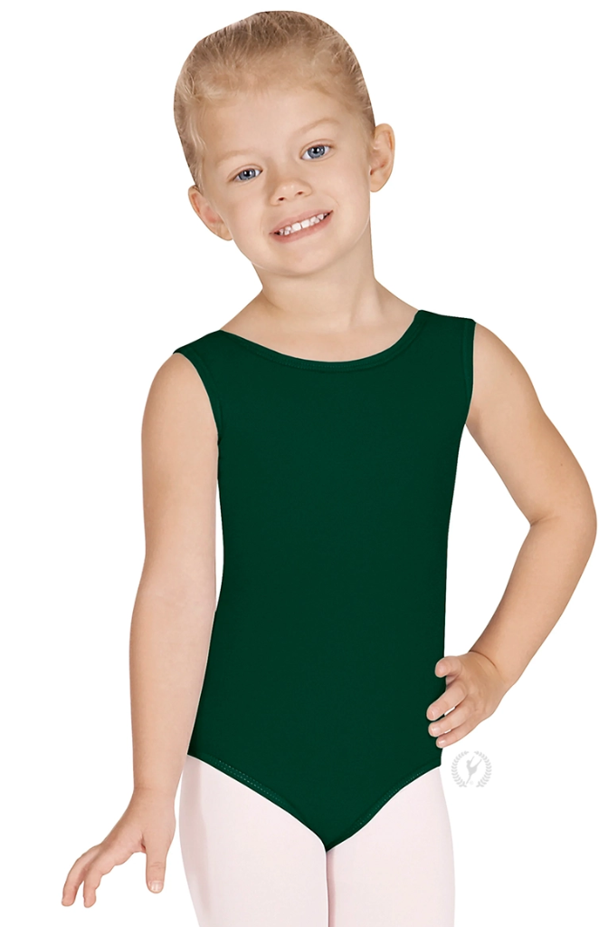 New Leotard Eurotard 1089 Cotton Tank Girl's