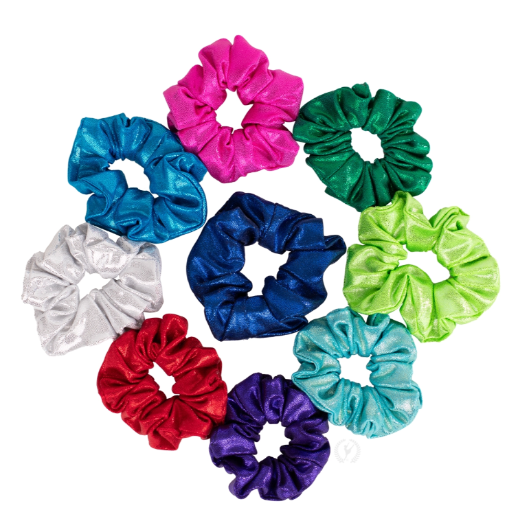 New Metallic Scrunchie by Eurotard Gymnastics