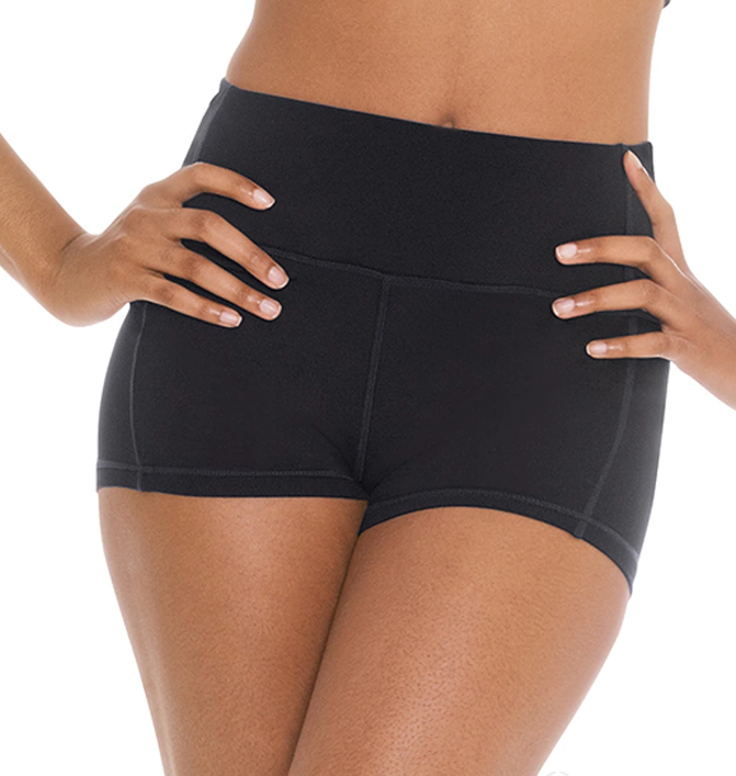 New Shorts Eurotard 44336 Black Adult Lycra