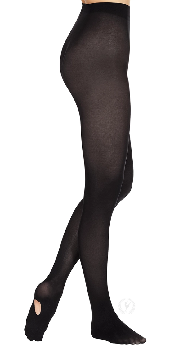 New Tights Eurotard 210 Women's Convertible True Non Run Microfiber Tights