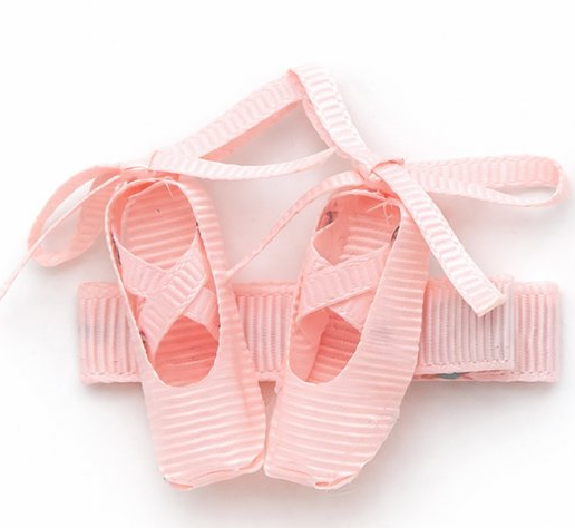 New Ballet Hair Clip in Pink by Dasha