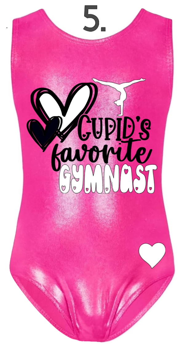 Custom Valentine Leotards - Design 5 Cupids Favorite
