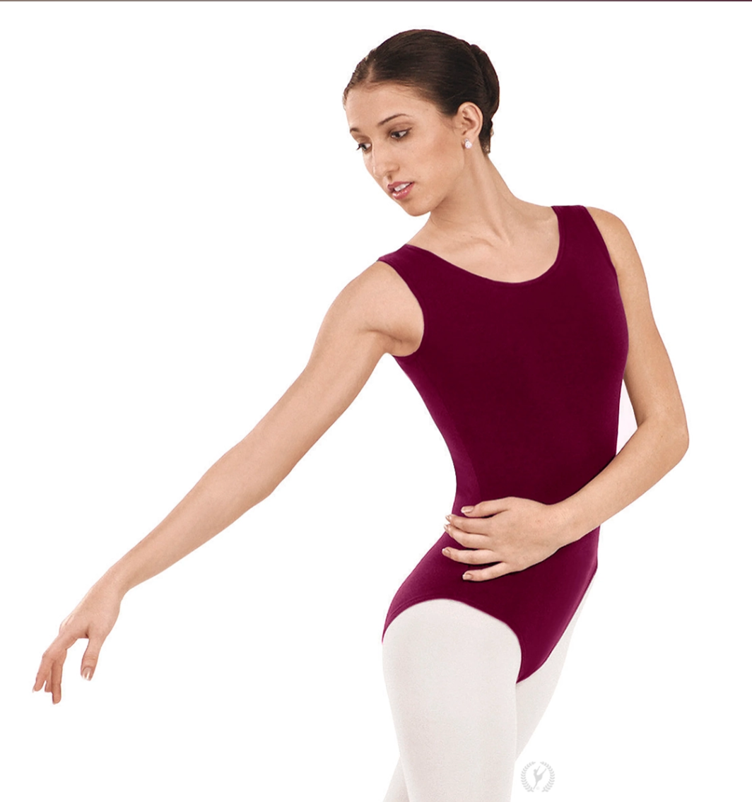 New Leotard Eurotard 1002 Cotton Tank Adult Many Colors