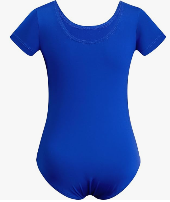 Pre-Owned Leotard Royal Blue XL Child Cotton Ballet Tap Jazz