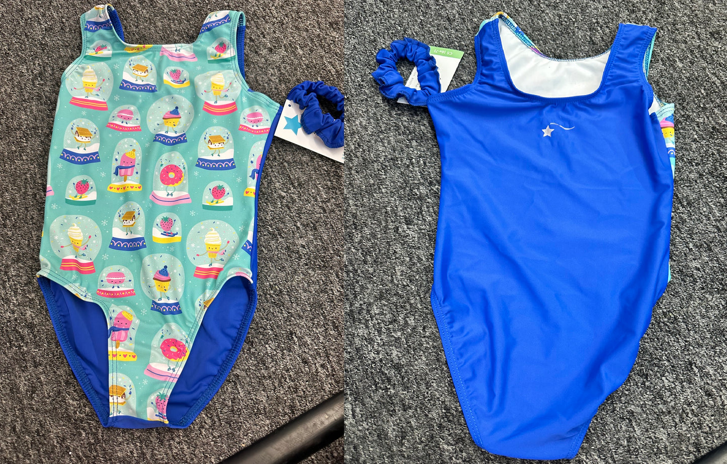 New Gymnastics Leotard Destira Snow Much Fun Christmas Child Medium