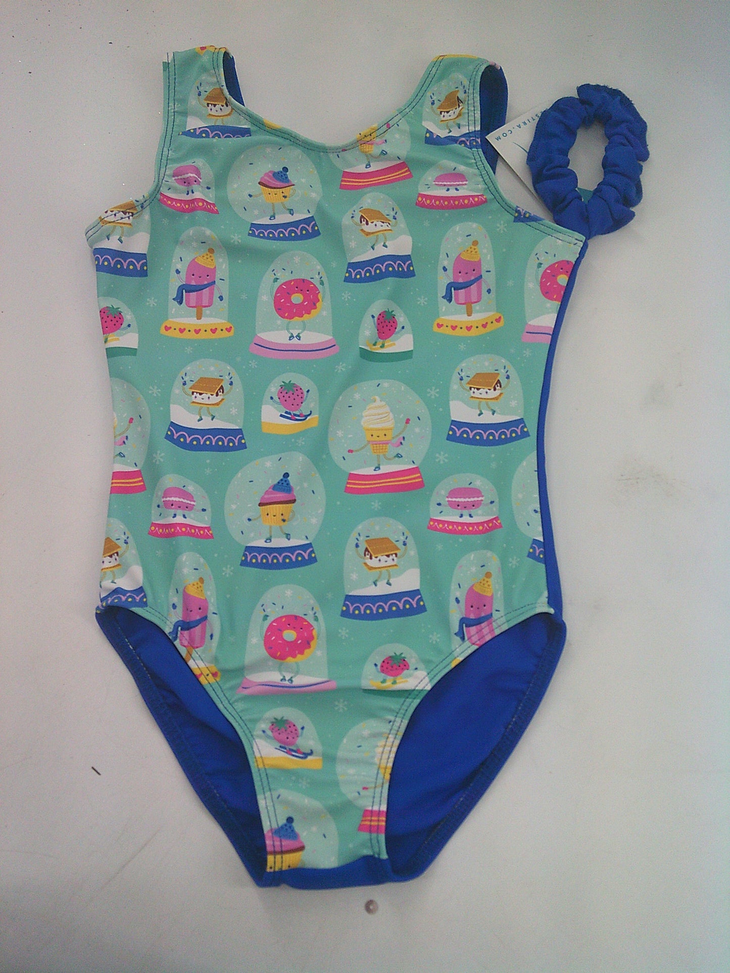 New Gymnastics Leotard Destira Snow Much Fun Christmas Child Medium