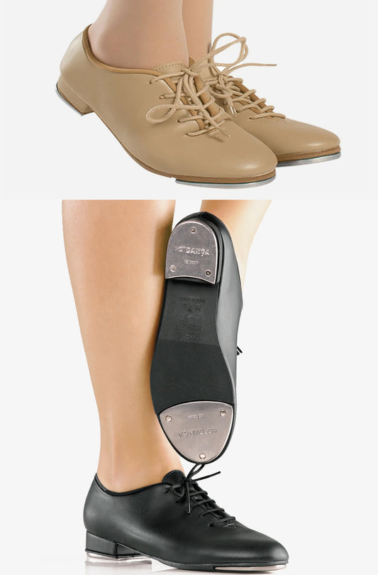 New Tap Shoes So Danca TA05 Student Black and Tan Adult Sizes