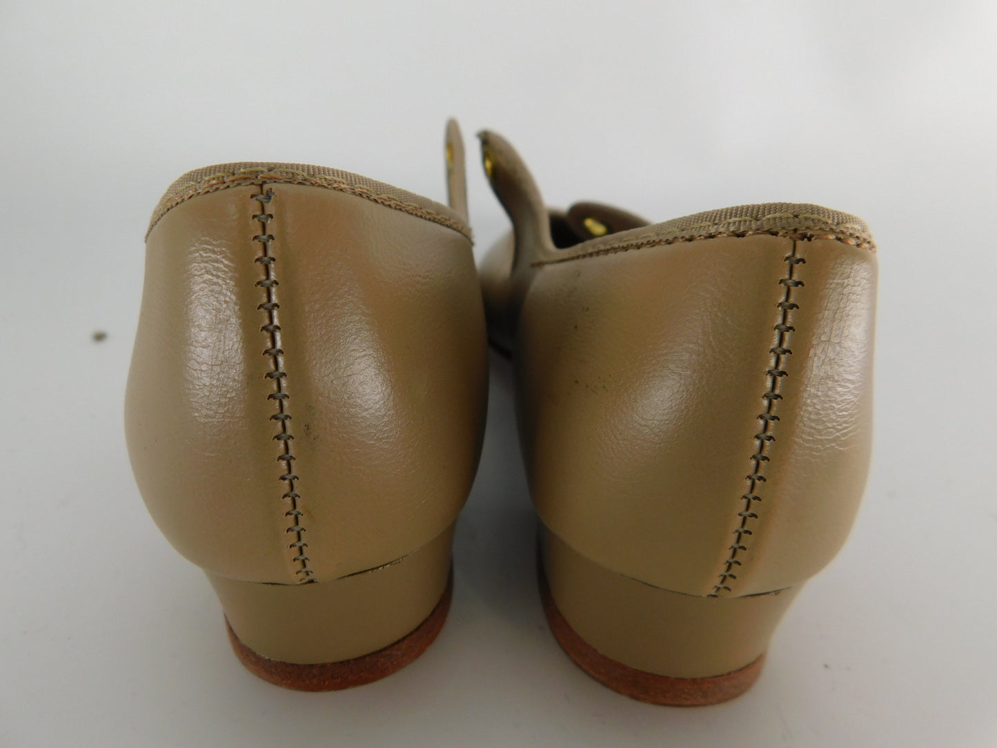 Pre-Owned Jazz Ballroom Shoes Barbette Big Kid 1N Tyette Leather  Closed Toe