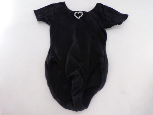 Pre-Owned Leotard Moret   Small Child Black  Ballet Tap Jazz