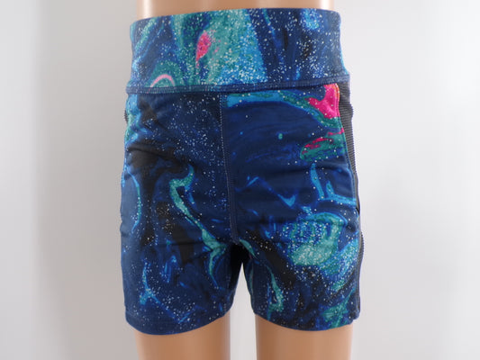 Pre-Owned Shorts Avia   Small Child Blue  Gymnastics Cheer