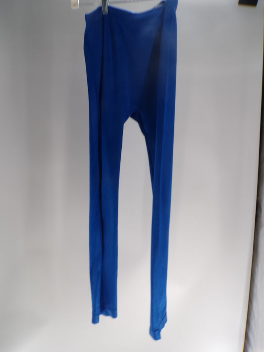 Pre-Owned Leggings Unbranded   Large/XL Adult Blue  Jazz Tap