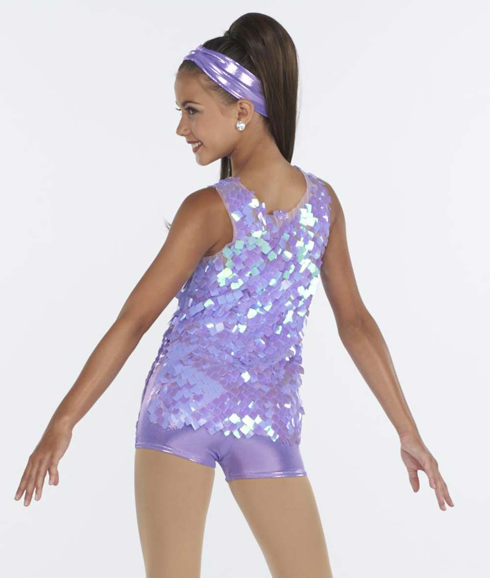 Pre-Owned Costume AWCT 19285 Medium Adult Pink Holographic Jazz Tap Sequin Disco