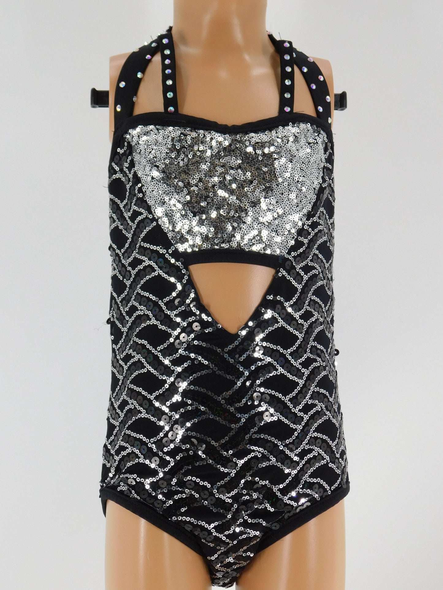 Pre-Owned Costume Glamour   Small Child Black  Jazz
