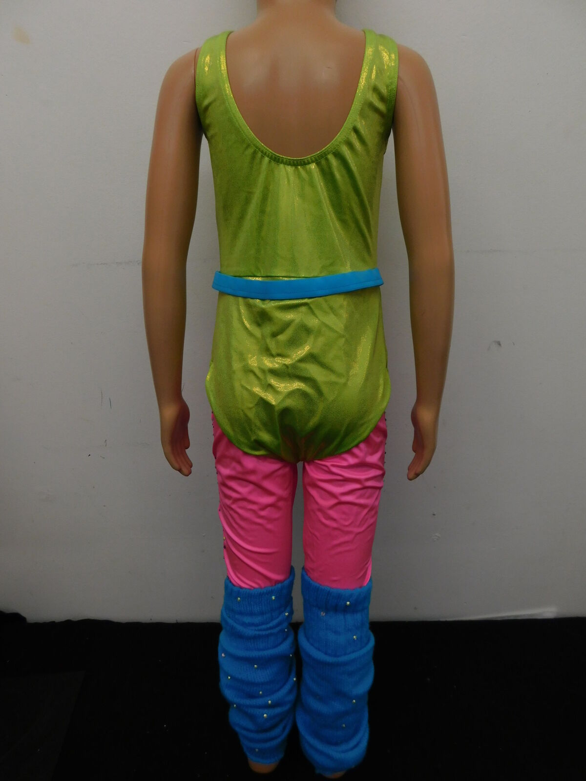 Pre-Owned Costume Weissman  10802 Intermediate Child Colorful  Jazz Rhinestones Barbie