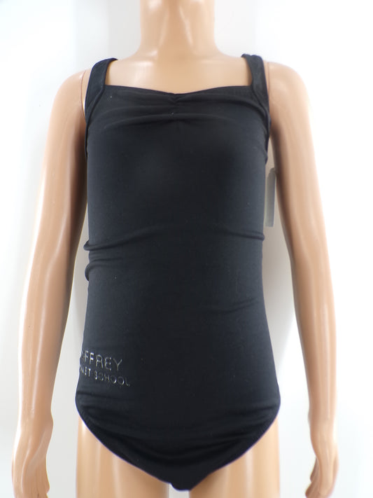 Pre-Owned Leotard Medium Child Black So Danca Joffrey Ballet Modern