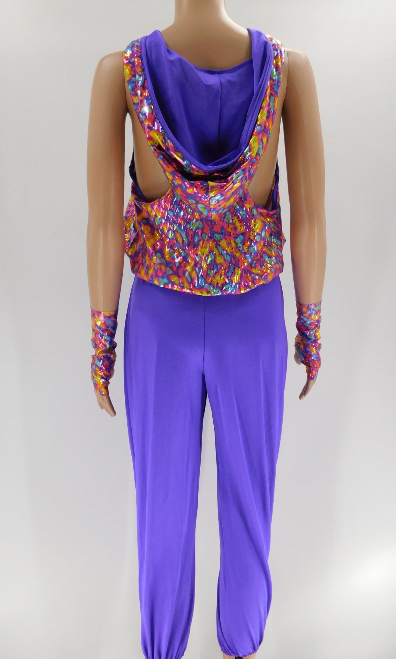 Pre-Owned Costume Dansco   Medium Adult Purple  Jazz Hip Hop Tap