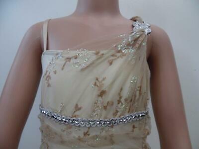 Pre-Owned Costume Weissman 5783 Small Adult Gold Tutu Ballet Glitter