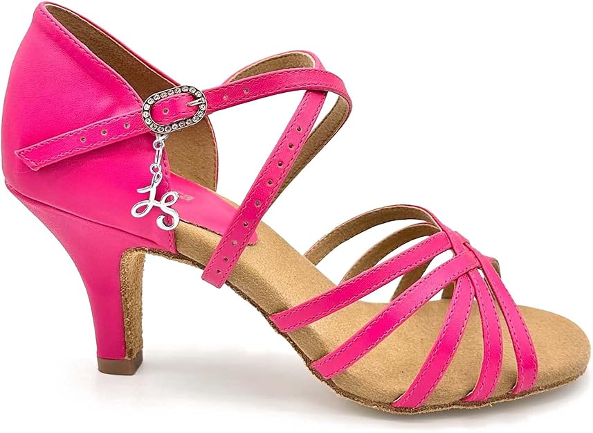 New Shoes Ballroom BL304 Cha Cha 3" Heel Vegan Lacey Schwimmer