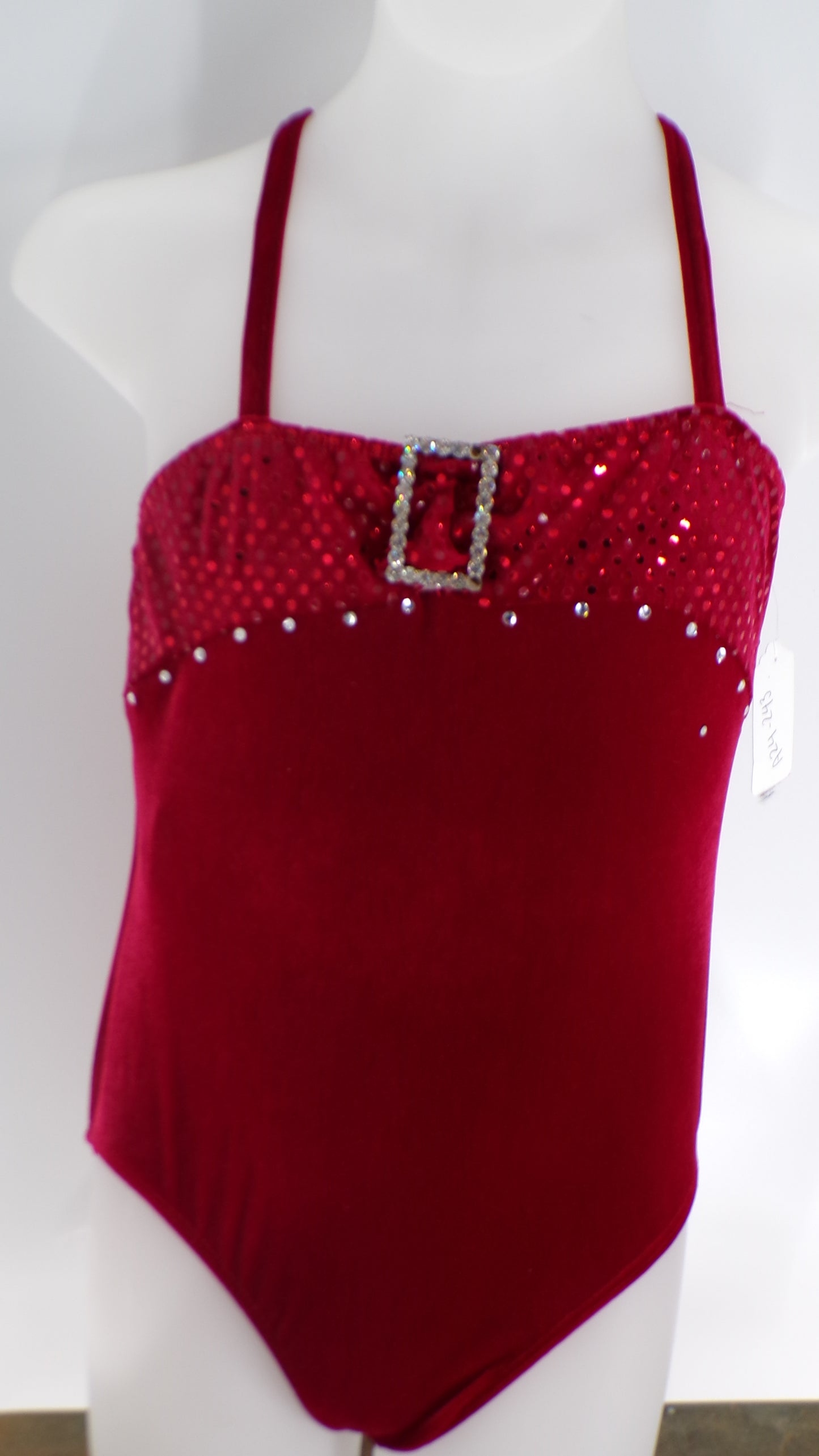 Pre-Owned Leotard Art Stone 29 Large Child Silver Ballet