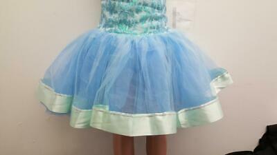 Pre-Owned Costume Curtain Call  E1513 Large Child Blue  Ballet