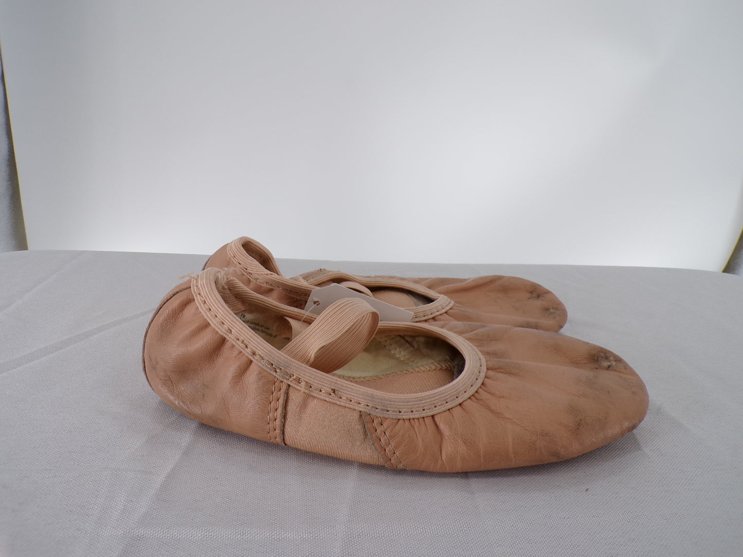 Pre-Owned Ballet Shoes Revolution Big Kid 3M Pull On Leather Single Strap Full Sole