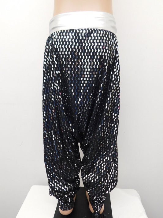 Pre-Owned Pants Double Platinum   Large Child Silver  Jazz